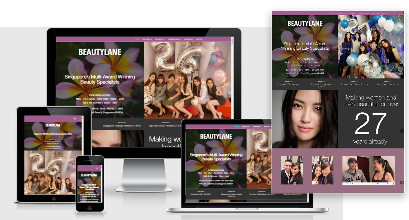 Sitio Web Beautylane
